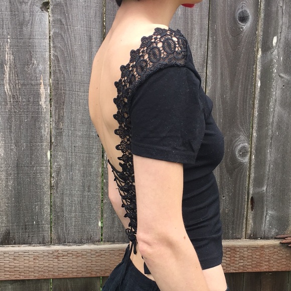 Lace Up Top - Picture 4 of 10